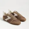 Sam Edelman Zaria Lace Up Sneaker Moss Green Suede