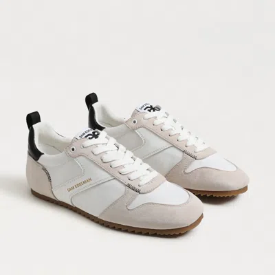 SAM EDELMAN SAM EDELMAN ZARIA LACE UP SNEAKER WHITE MULTI SUEDE LEATHER