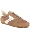 Sam Edelman Womens Zaria Leather Low-top Trainers Brown/oth Eur 41 / 8 Uk