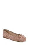 Sam Edelman Zooey Ballet Flat In Tuscan Blush