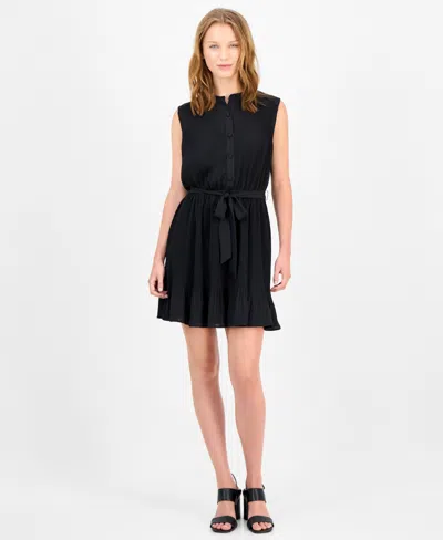Sam Edelman/s Rothschild & Co Inc Sam Edelman Women's Sleeveless Collared Sheath Dress In Black