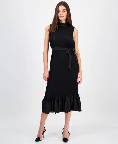Sam Edelman/s Rothschild & Co Inc Sam Edelman Women's Sleeveless Pleated Midi Dress In Black
