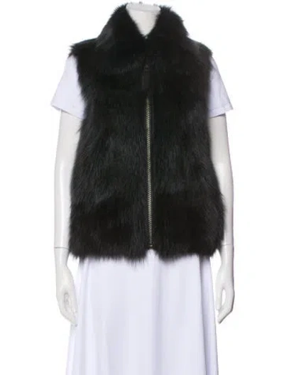 Pre-owned Sam Fox Fur Jacket In Black