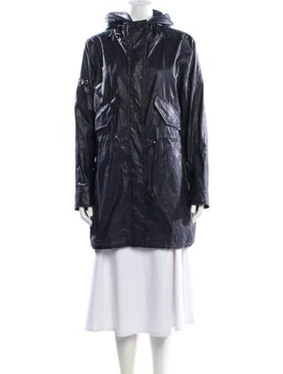 Pre-owned Sam Fur Jacket In Gray