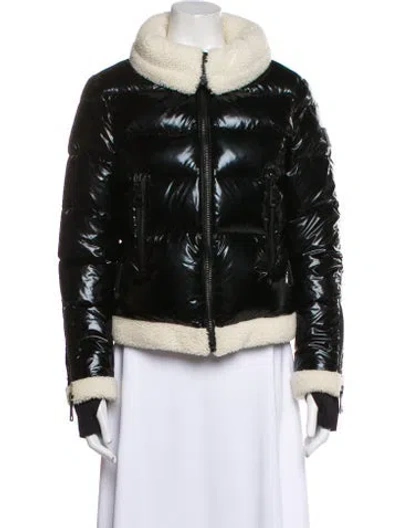 Pre-owned Sam Georgie Down Jacket In Black