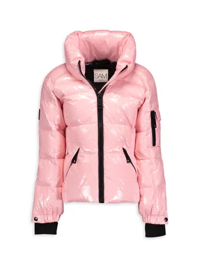 Sam Girl's Freestyle Down Jacket In Pink