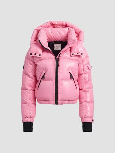 Sam Girl's Girl's Freestyle Cropped Jacket In Pink
