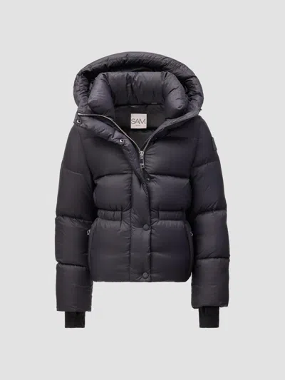 Sam Girl's Girl's Kennedy Hooded Puffer Jacket In Black