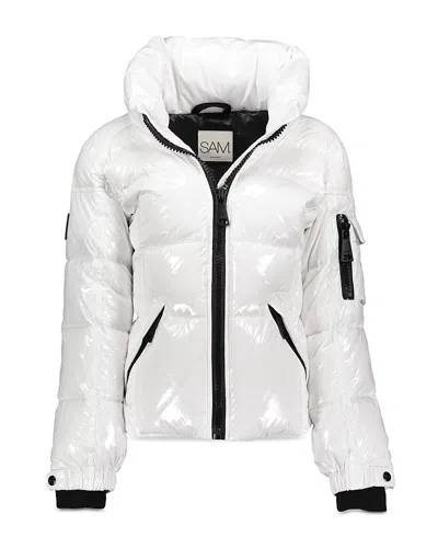 Sam Girls' Freestyle Down Jacket - Big Kid In White