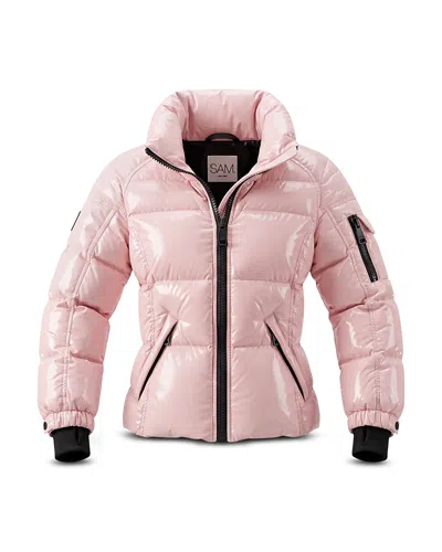 Sam Girls' Freestyle Down Jacket - Big Kid In Pink