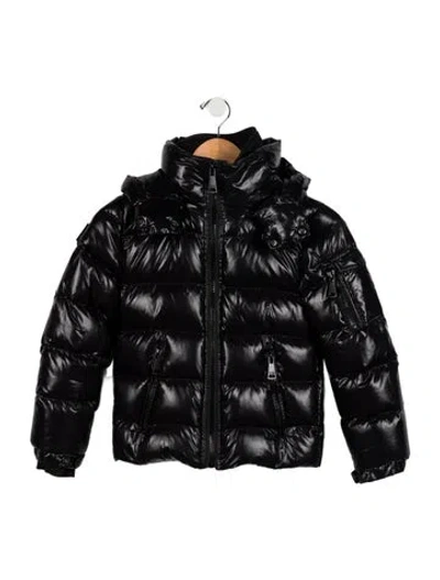 Pre-owned Sam Kids' Girls' Puffer Coat In Black