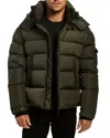 Sam Glacier Quilted Down Coat In Green