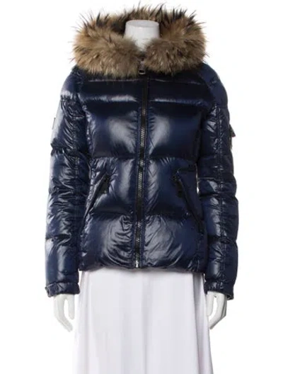 Pre-owned Sam Goose Down Down Jacket In Blue