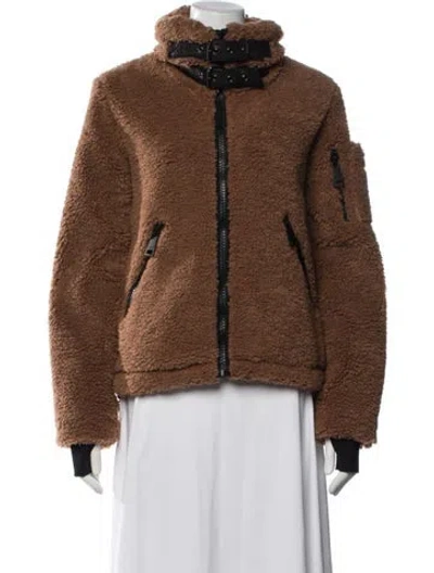 Pre-owned Sam Jacket In Brown