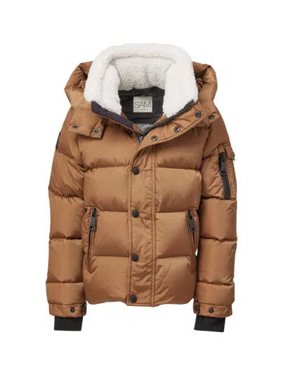 Sam Little Boy's & Boy's Frontier Puffer Jacket In Brown