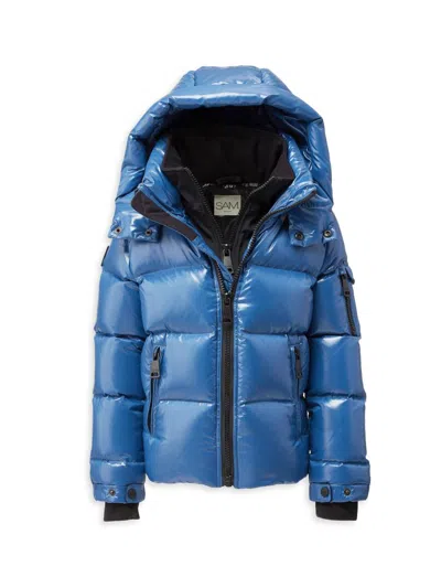Sam Little Boy's & Boy's Glacier Down Puffer Jacket In Blue