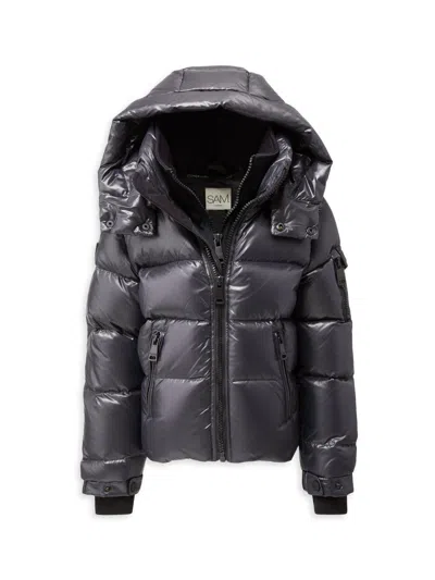 Sam Little Boy's & Boy's Glacier Down Puffer Jacket In Gray