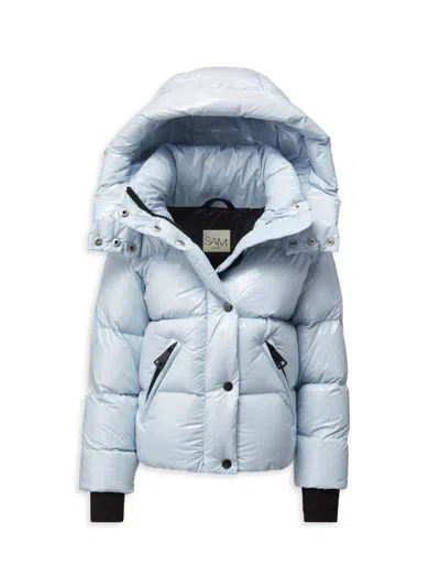 Sam Kids' Little Girl's & Girl's Elsa Down Puffer Jacket In Blue