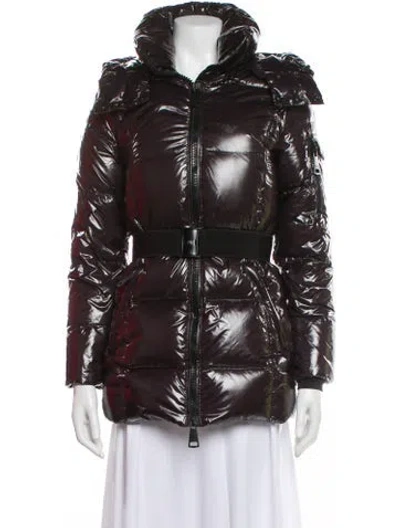 Pre-owned Sam Nylon Down Coat In Gray