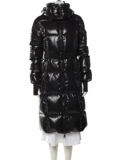 Pre-owned Sam Nylon Down Coat In Gray