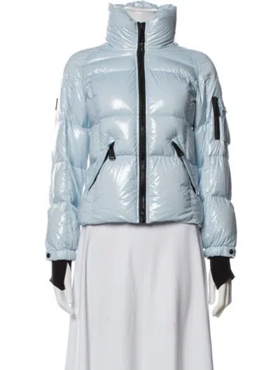 Pre-owned Sam Nylon Down Coat In Multi