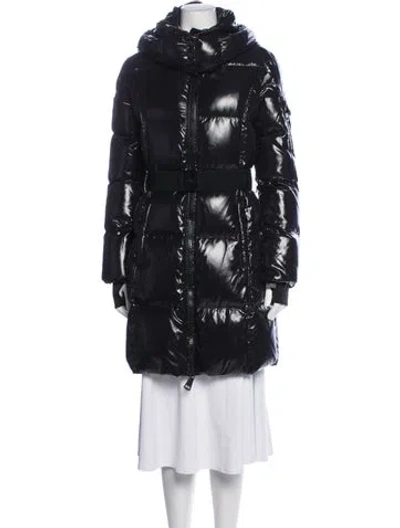 Pre-owned Sam Nylon Down Coat W/ Tags In Black