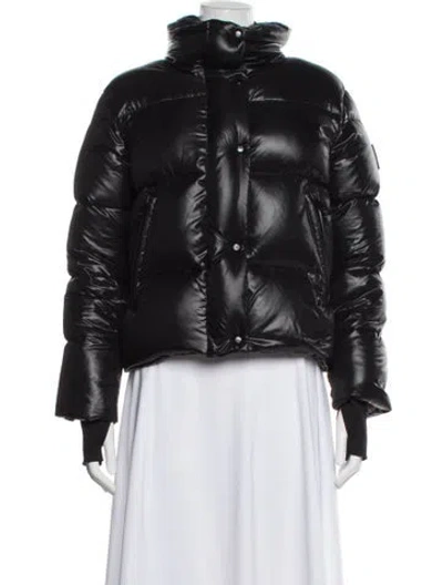 Pre-owned Sam Nylon Down Jacket In Black