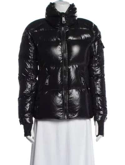 Pre-owned Sam Nylon Down Jacket In Black