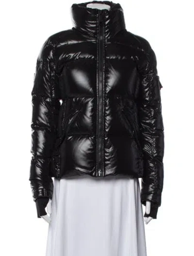 Pre-owned Sam Nylon Down Jacket In Black