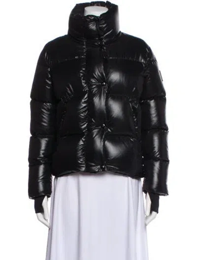 Pre-owned Sam Nylon Down Jacket In Black