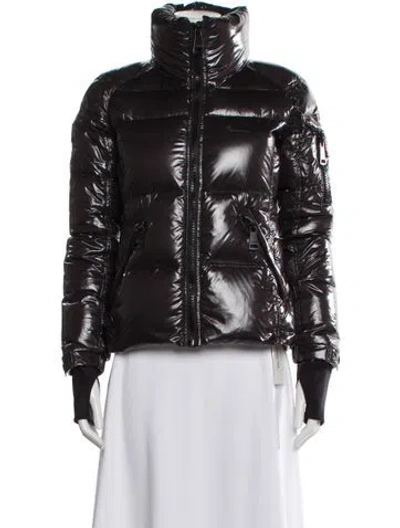 Pre-owned Sam Nylon Down Jacket In Black