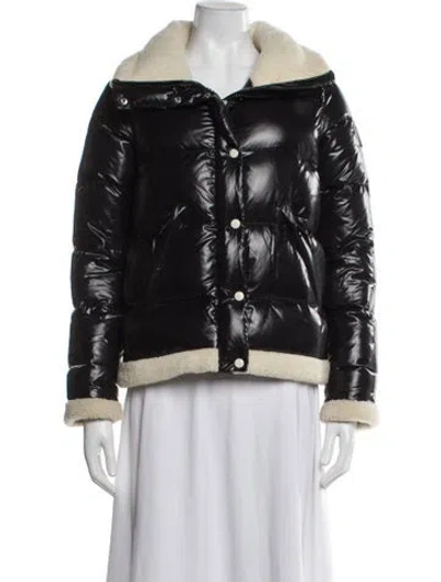 Pre-owned Sam Nylon Down Jacket In Black