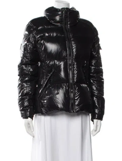 Pre-owned Sam Nylon Down Jacket In Black