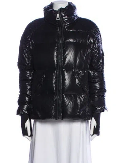 Pre-owned Sam Nylon Down Jacket In Black