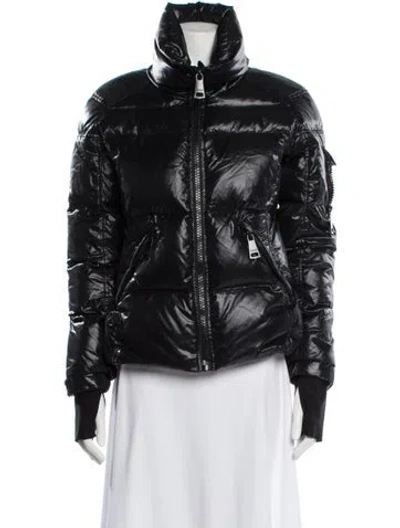Pre-owned Sam Nylon Down Jacket In Black
