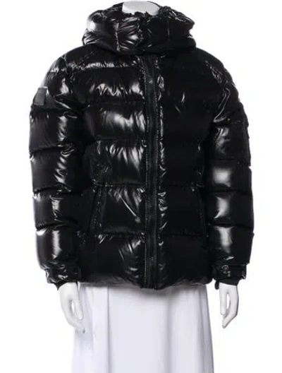 Pre-owned Sam Nylon Down Jacket In Black