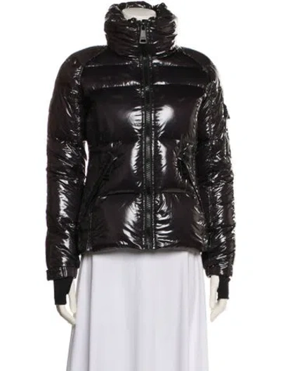 Pre-owned Sam Nylon Down Jacket In Black