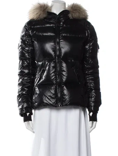 Pre-owned Sam Nylon Down Jacket In Black