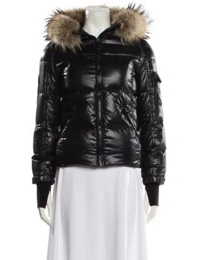 Pre-owned Sam Nylon Down Jacket In Black