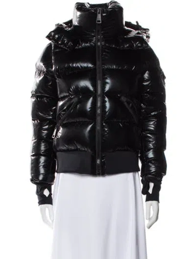 Pre-owned Sam Nylon Down Jacket In Black