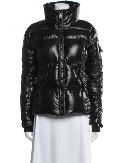Pre-owned Sam Nylon Down Jacket In Black