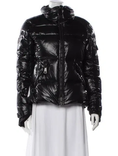 Pre-owned Sam Nylon Down Jacket In Black
