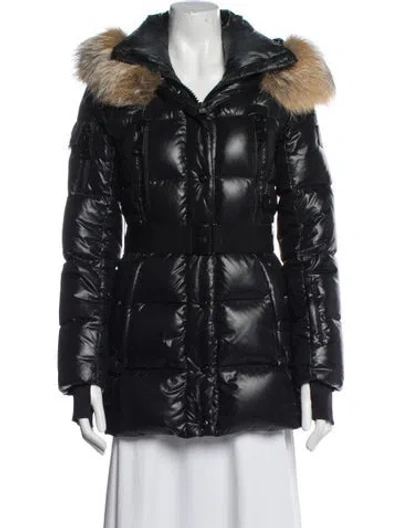 Pre-owned Sam Nylon Down Jacket In Black
