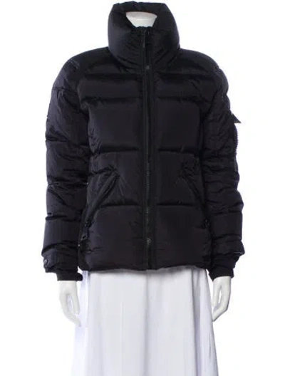 Pre-owned Sam Nylon Down Jacket In Black