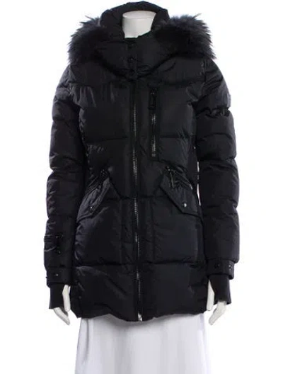 Pre-owned Sam Nylon Down Jacket In Black