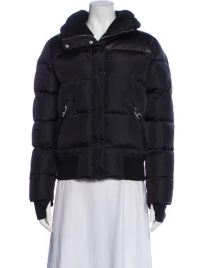 Pre-owned Sam Nylon Down Jacket In Black