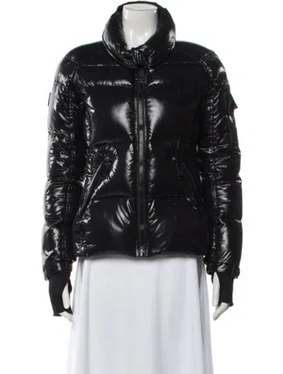 Pre-owned Sam Nylon Down Jacket In Black