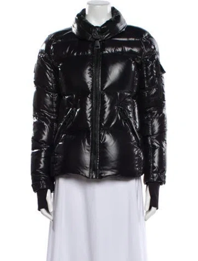 Pre-owned Sam Nylon Down Jacket In Black