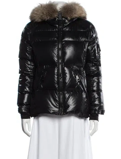 Pre-owned Sam Nylon Down Jacket In Black