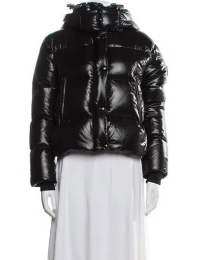 Pre-owned Sam Nylon Down Jacket In Black